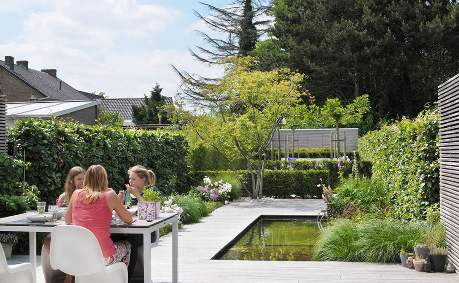 Greenarchitects stefaan willems landschapsarchitect laarne wedstrijd jong talent vlaamse tuinaannemer goud vakantie tuin