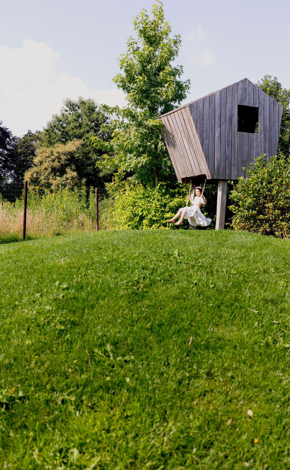 Greenarchitects stefaan willems tuinarchitect natuurlijke biodiverse tuin met schommel