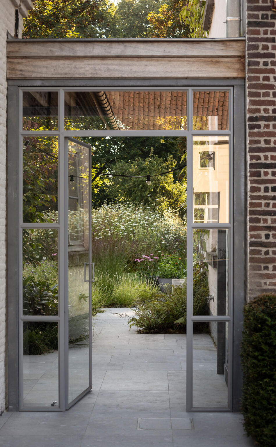 Greenarchitects stefaan willems tuinarchitect oosterzele brabander Ecologische tuin aan herenhuis