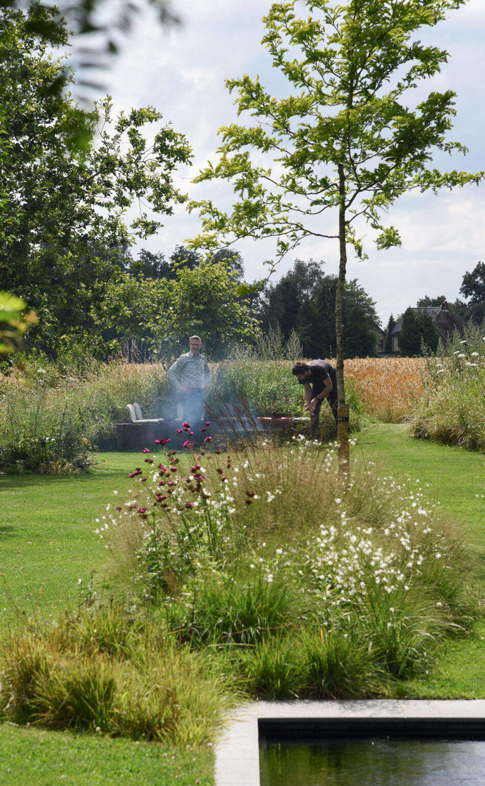 Greenarchitects stefaan willems landschapsarchitect laarne gent natuurlijke eetbare tuin met biozwembad 3